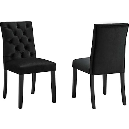 Duchess Velvet Dining Chairs - Set of 2