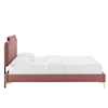 Modway Liva Liva Velvet King Bed