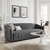 Modway Announce Announce Velvet Channel Sofa