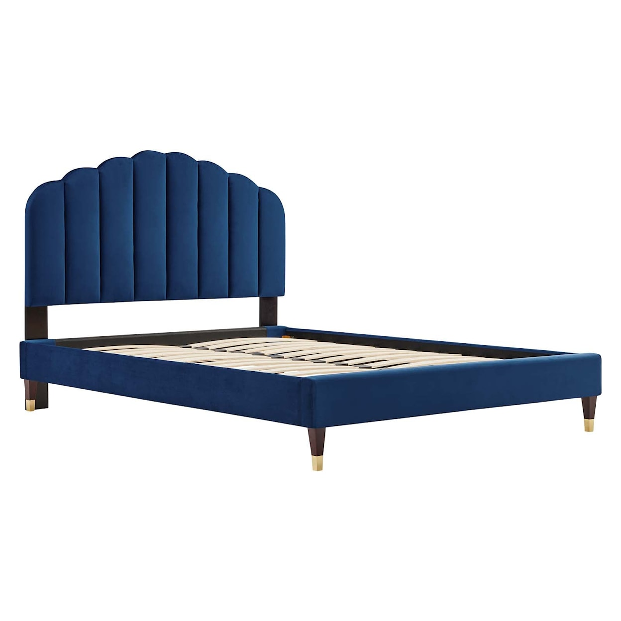 Modway Daisy Daisy Velvet Queen Platform Bed