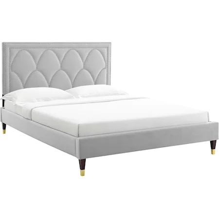 Kendall Velvet Queen Bed