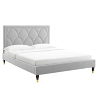 Kendall Performance Velvet Queen Bed