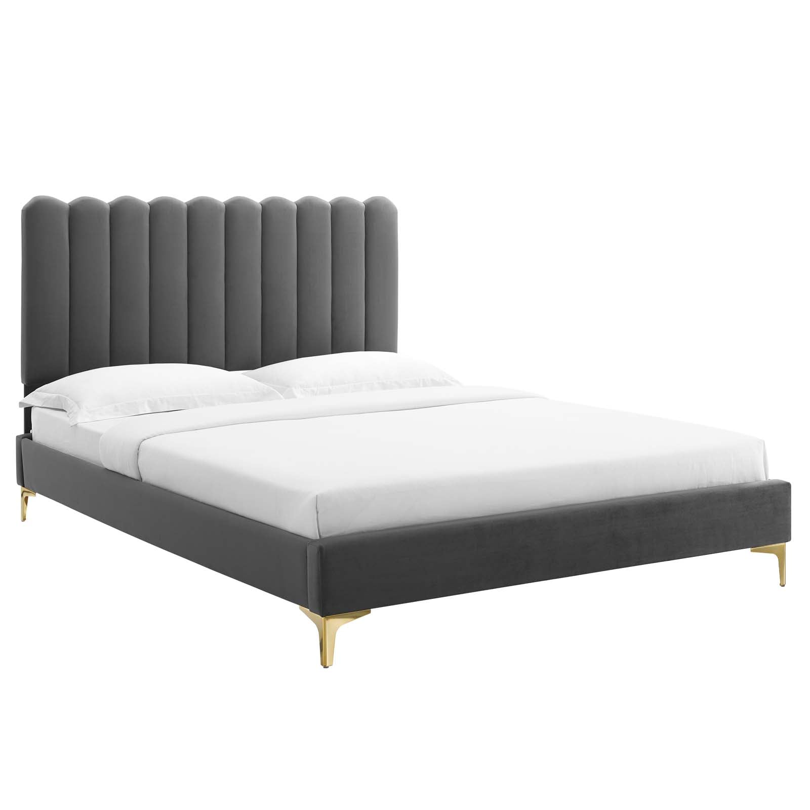 Modway Reagan Reagan Full Performance Velvet Platform Bed Value City