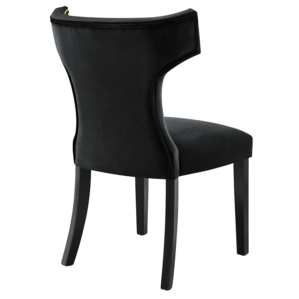 Modway Curve Curve Velvet Dining Chairs - Set of 2