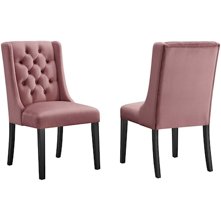 Baronet Velvet Dining Chairs - Set of 2