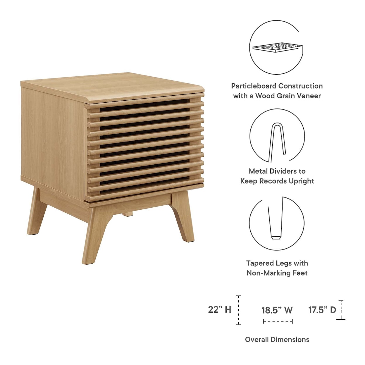 Modway Render Render Vinyl Record Display Stand