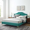 Modway Adelaide Adelaide Velvet Full Platform Bed