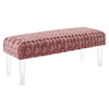 Modway Prologue Prologue Woven Velvet Ottoman