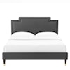 Modway Liva Liva Velvet Twin Bed