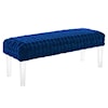 Modway Prologue Prologue Woven Velvet Ottoman