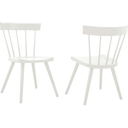 Sutter Wood Dining Side Chair Set of 2