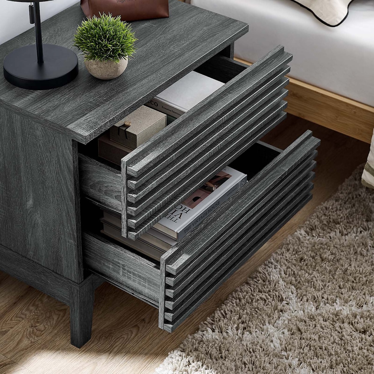 Modway Render Mid-Century Bedside Table