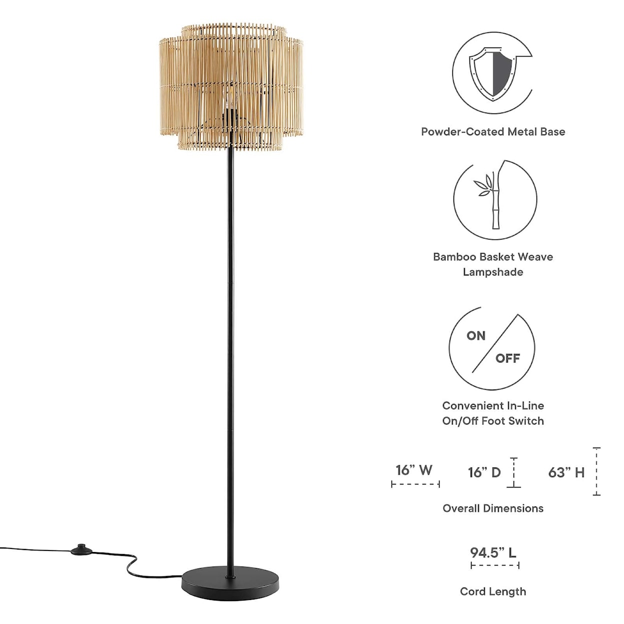 Modway Nourish Floor Lamp