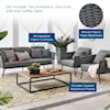 Modway Stance Stance 4 Piece Outdoor Sofa Set