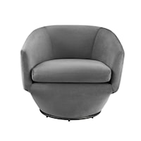 Contemporary Series Performance Velvet Fabric Swivel Chair