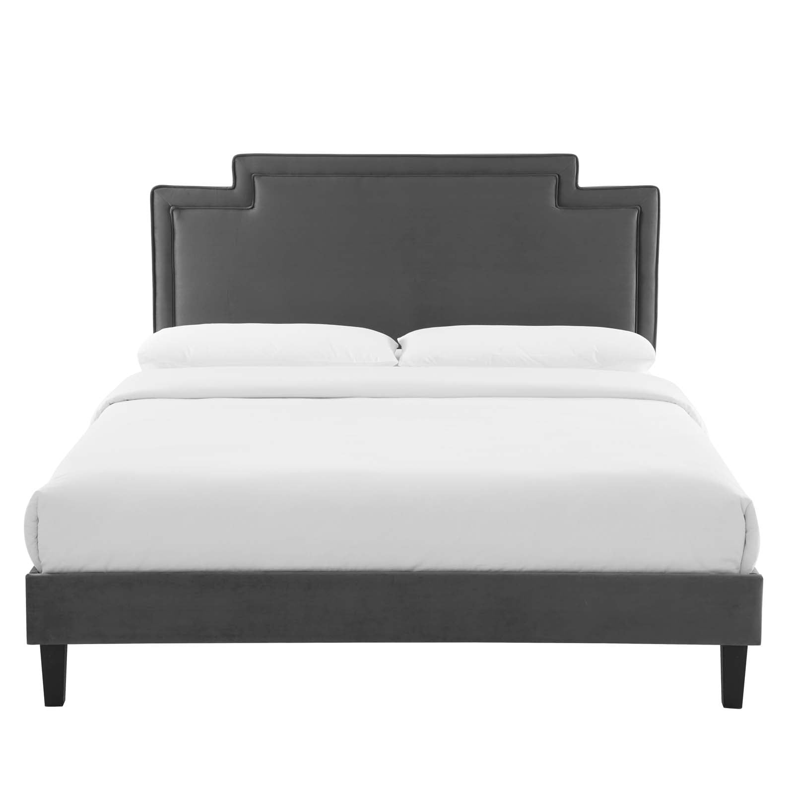 Modway Liva MOD6846CHA Liva Performance Velvet King Bed Value City
