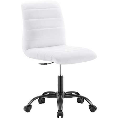 Armless Mid-Back Office Chair