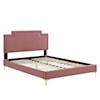 Modway Liva Liva Velvet Twin Bed