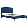 Modway Alessi Alessi Velvet Queen Platform Bed