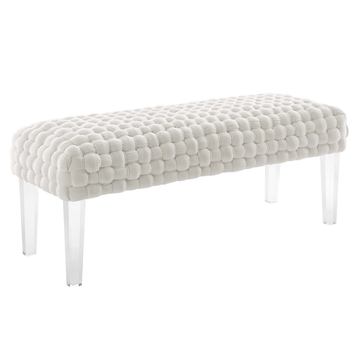 Modway Prologue Prologue Woven Velvet Ottoman