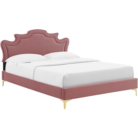 Neena Velvet Full Bed