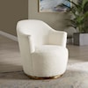 Modway Nora Nora Boucle Upholstered Swivel Chair