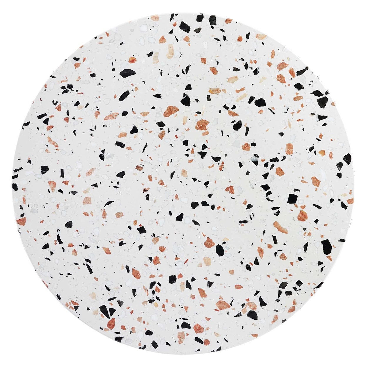 Modway Verne Verne 28" Round Terrazzo Dining Table