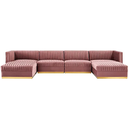 6-Piece Modular Sectional Sofa
