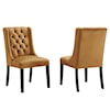 Modway Baronet Baronet Velvet Dining Chairs - Set of 2