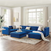 Modway Sanguine 7-Piece Left-Facing Modular Sectional Sofa