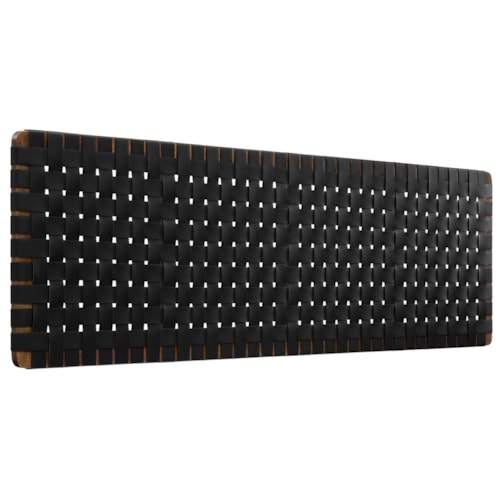 Sparta Weave Wall-Mount Vegan Leather King Headboard By Modway