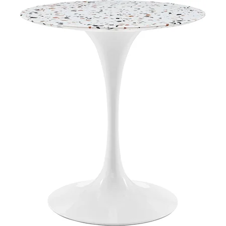 Lippa 28" Round Terrazzo Dining Table