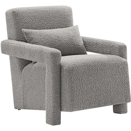 Mirage Boucle Upholstered Armchair