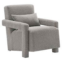 Mirage Boucle Upholstered Armchair