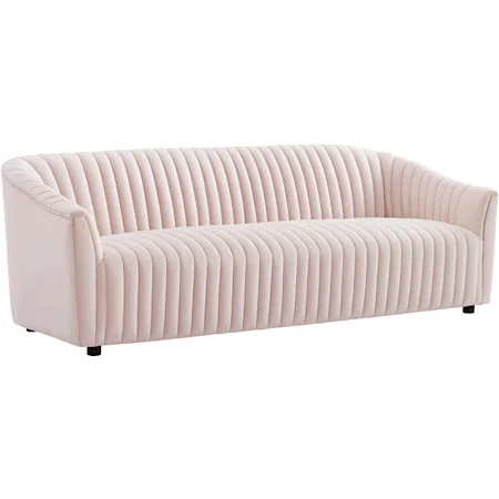 Announce Velvet Channel Sofa