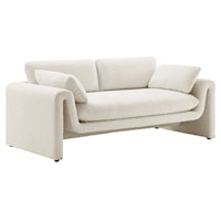 Waverly Boucle Fabric Sofa