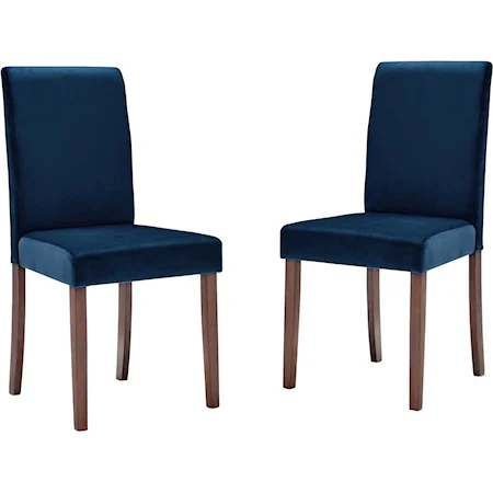 Prosper Velvet Dining Side Chair Set of 2