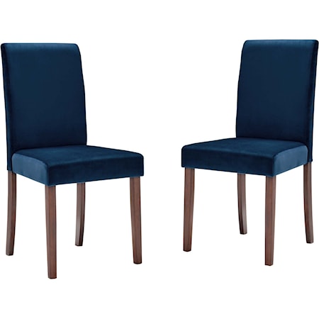 Prosper Velvet Dining Side Chair Set of 2