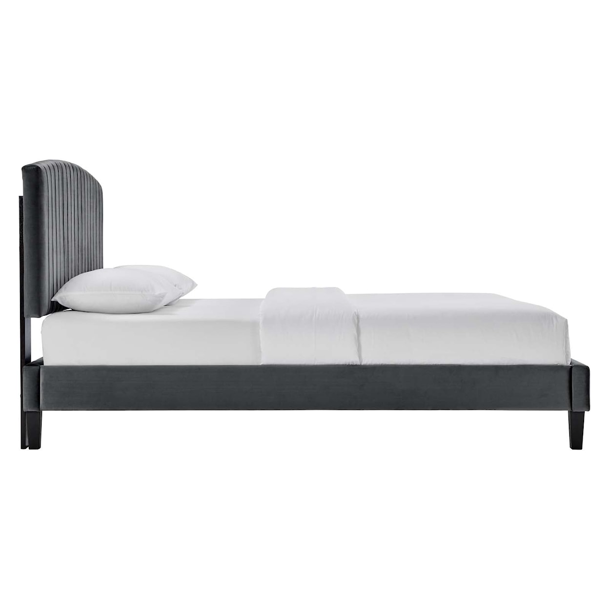 Modway Alessi Alessi Velvet Queen Platform Bed