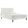 Modway Yasmine Yasmine Channel Velvet Queen Platform Bed