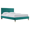 Modway Roxanne Roxanne Velvet Queen Platform Bed