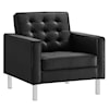 Modway Loft Armchair and Ottoman Set