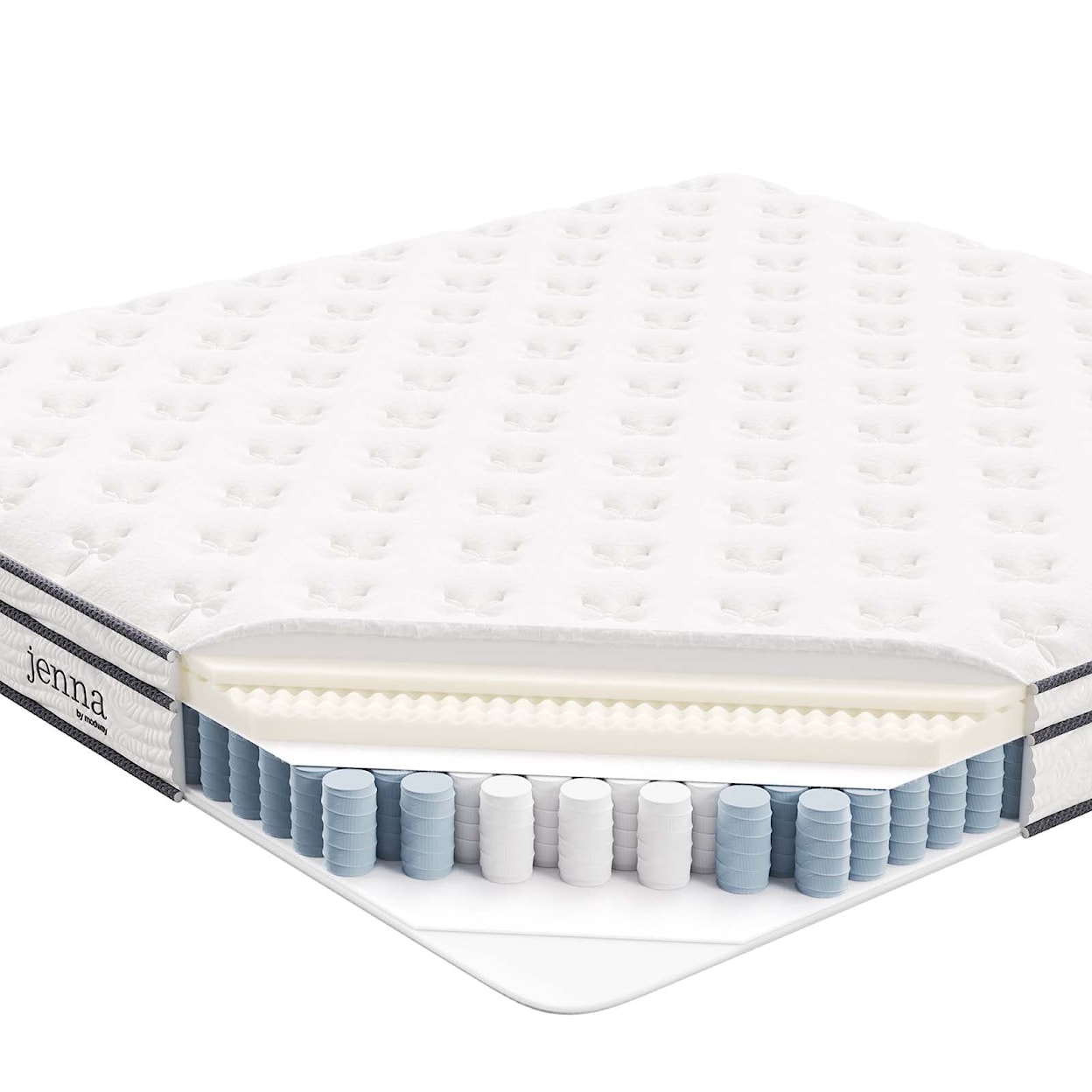 Modway Jenna Jenna 6" Innerspring and Foam King Mattress