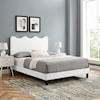 Modway Current Current Velvet Queen Platform Bed