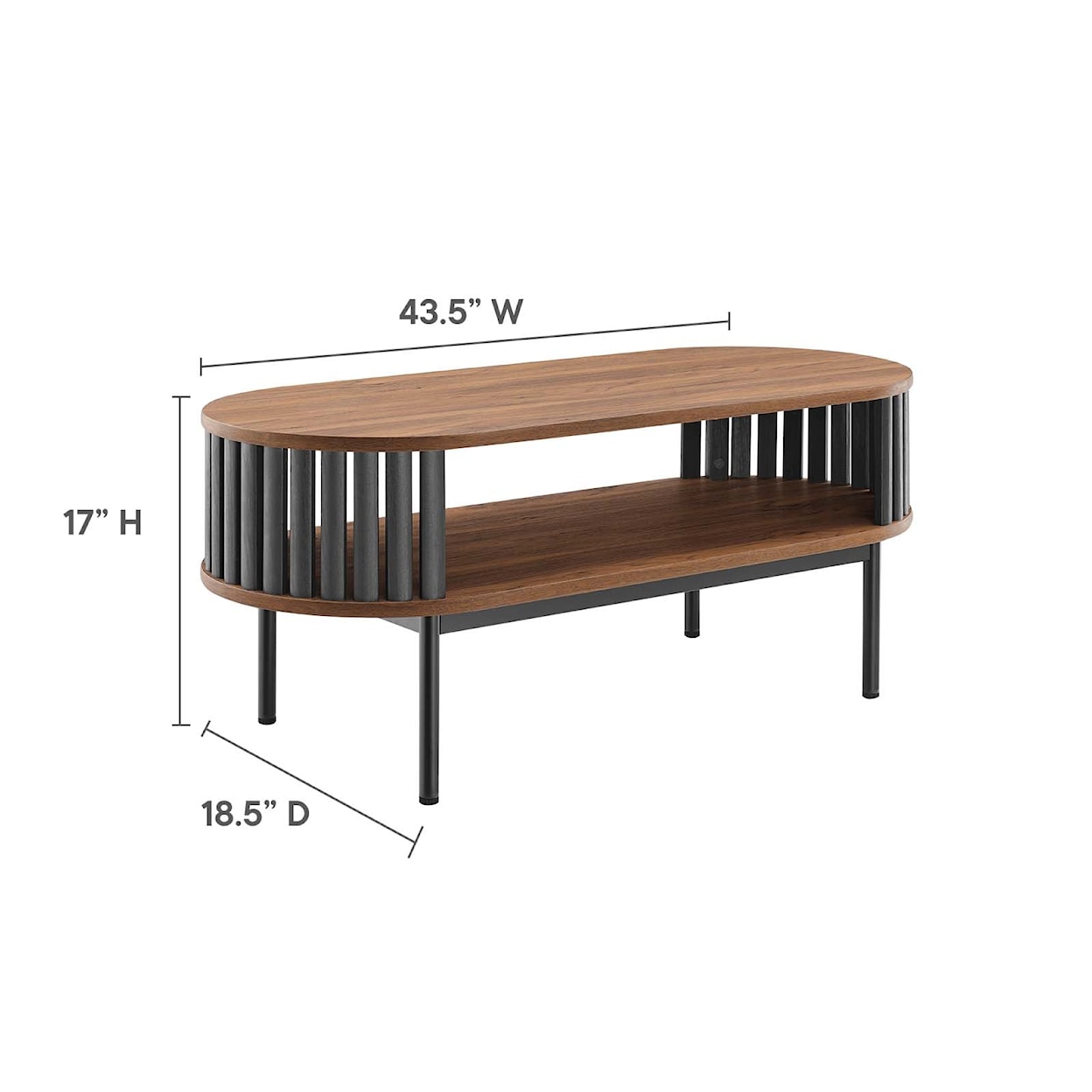 Modway Fortitude Fortitude Wood Coffee Table