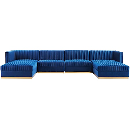 6-Piece Modular Sectional Sofa