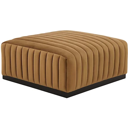 Velvet Ottoman