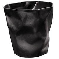 Casual Lava Pencil Holder with Crumpled Paper Design