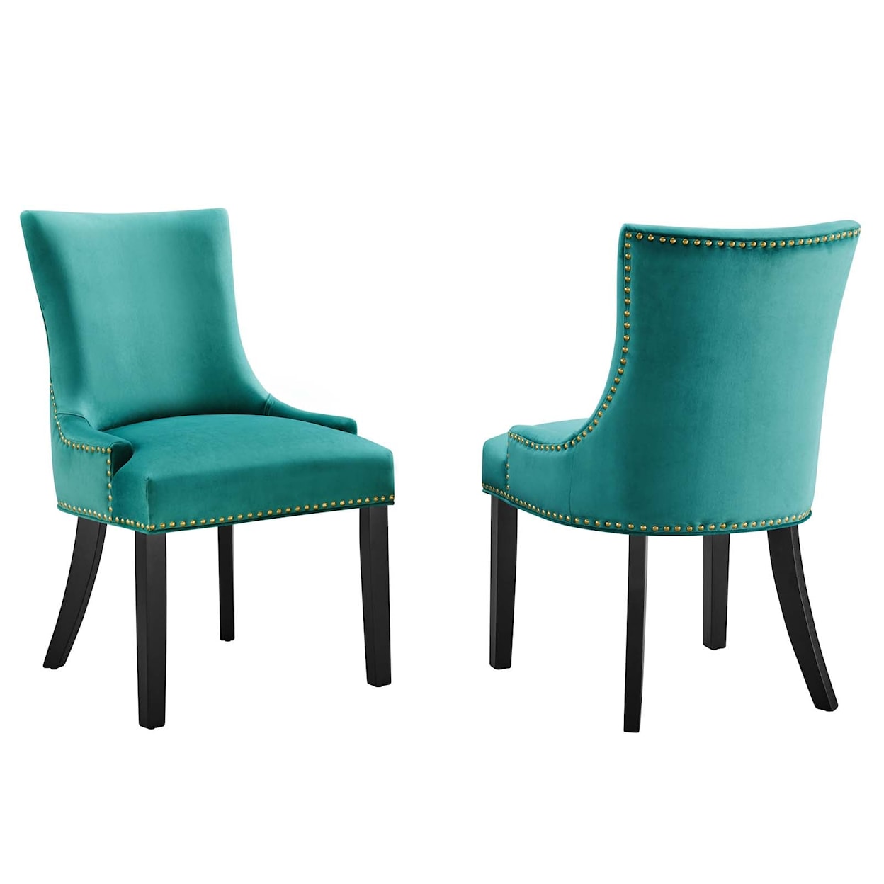 Modway Marquis Marquis Velvet Dining Chairs - Set of 2