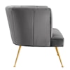 Modway Veronica Veronica Channel Velvet Armchair